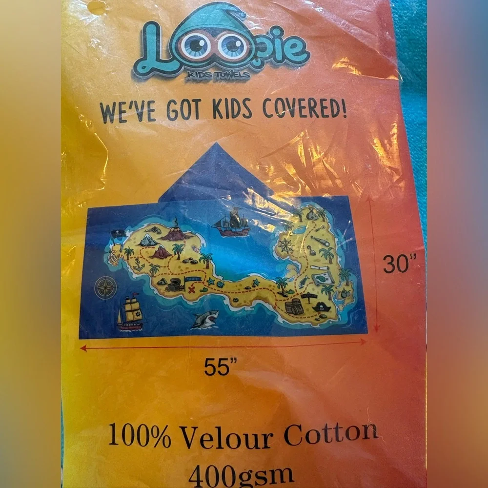 Kids' Treasure Adventure Beach Towel